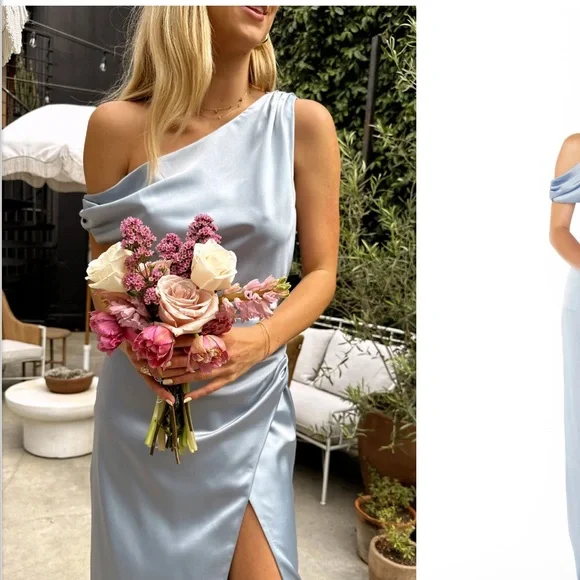 show me your mumu one shoulder dress Show Me Your Mumu